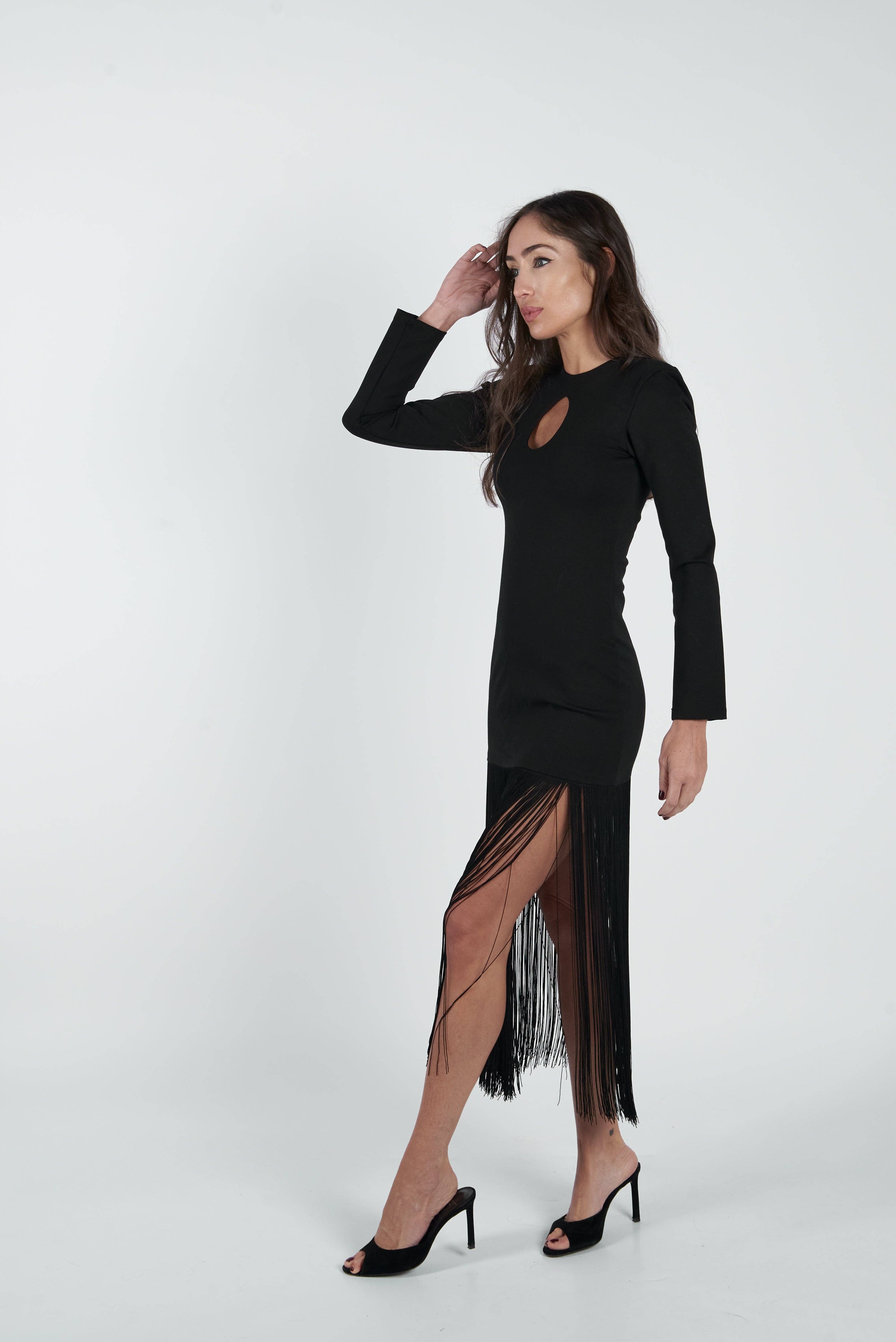 VISS Madrid - Wholesale Dress - Women's - Fringed long dress3