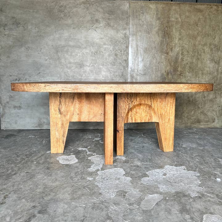 Office Objets - Wholesale Coffee Table - Massive mango wood table 2m10x1m1