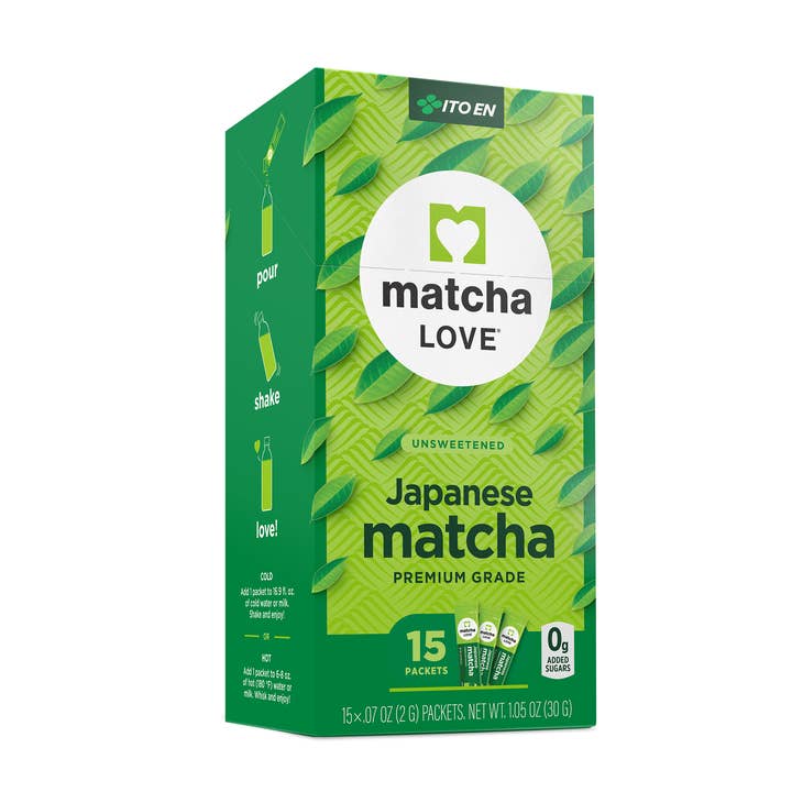 ITO EN - Wholesale Health/Detox Tea - matcha LOVE Single-Serve Unsweetened Sticks