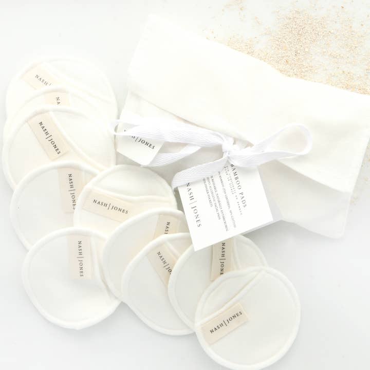 Nash and Jones - Wholesale Cotton Pad - Bamboo and Cotton Reusable Facial Pads