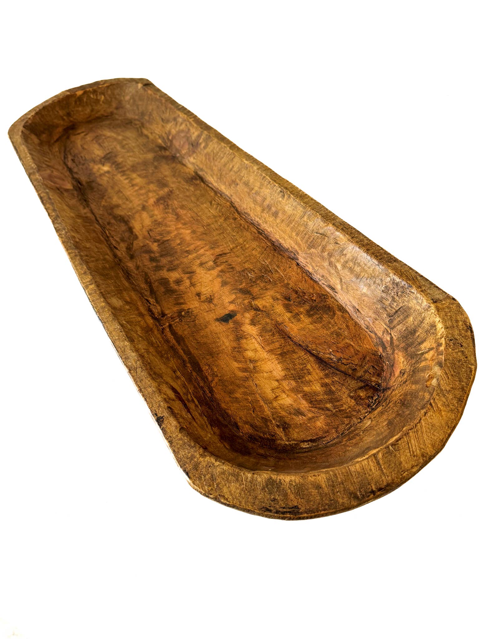 Natural Large Wood Carved Bowl (38-40") for wholesale on Faire2