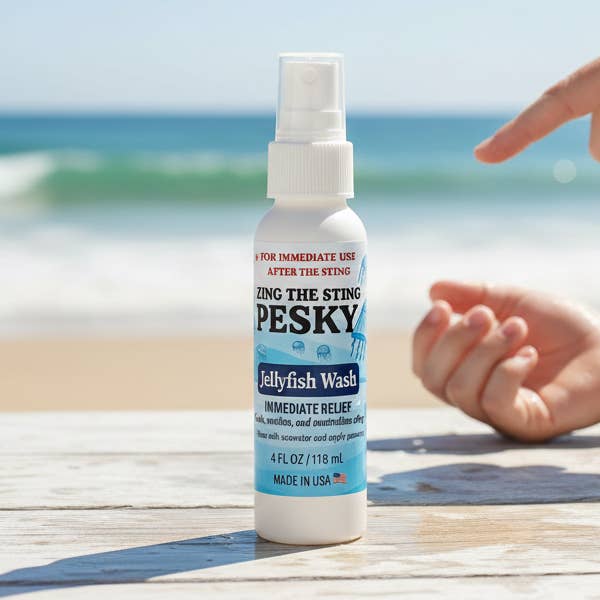 PESKY® Jellyfish Wash – First Aid Spray for Marine Stings for wholesale by PESKY® Bug Away