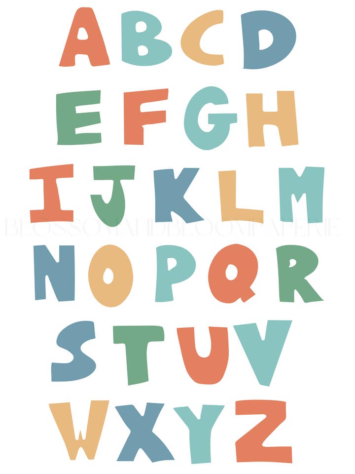 Alphabet for wholesale by Blossom & Bloom