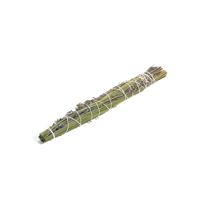 Peace Streaks - Wholesale Smudge Stick - Sweetgrass & Lavender 8" Smudge & Cleanse Stick - 3 Pack2