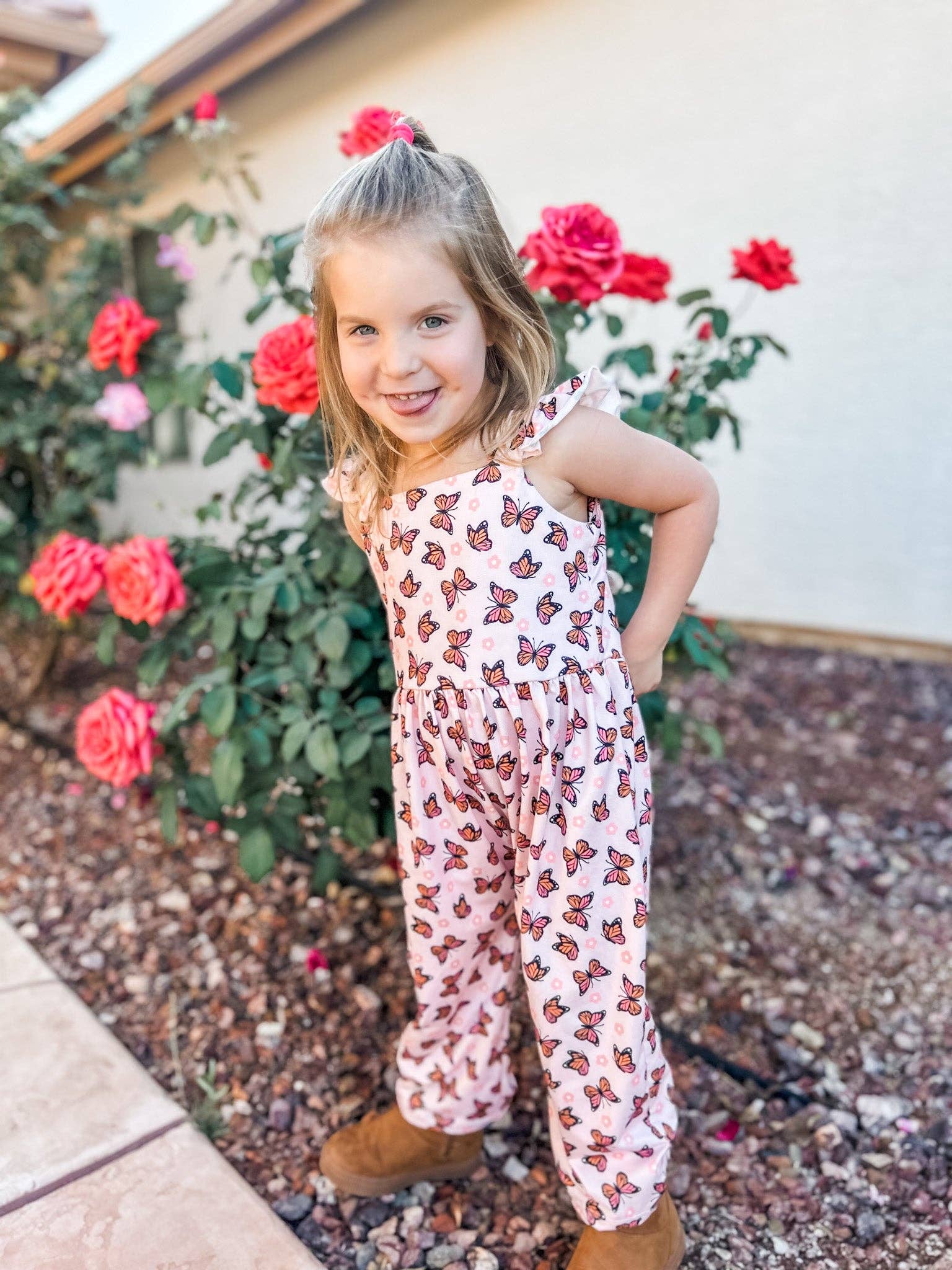 Celebrate Your Tribe - Wholesale Jumpsuit - Kids - Butterfly Garden Jumpsuit1