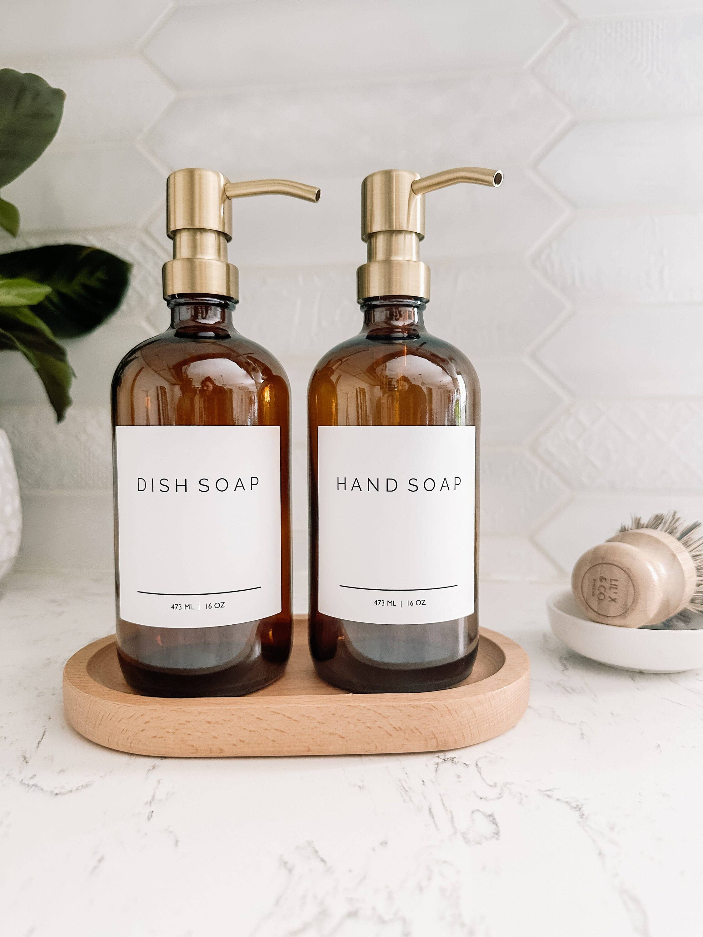 LIL' X & Co. Designs - Wholesale Soap Dispenser - Glass Soap Dispenser with Gold Pump1