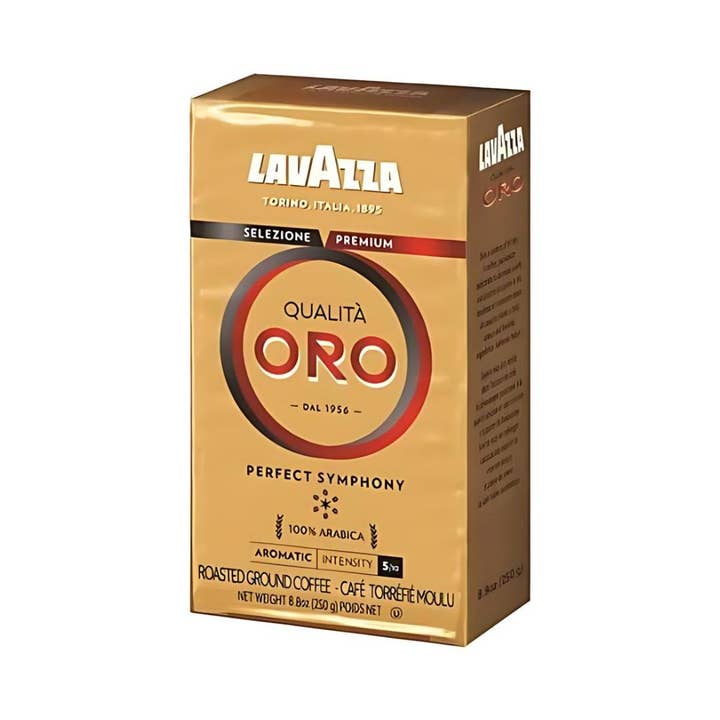 Enjoy Better Coffee & Tea - Wholesale Ground Coffee - Lavazza Qualità Oro Ground Coffee 8.8oz/250g
