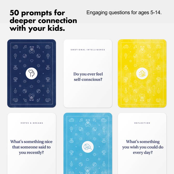 BestSelf Co. - Wholesale Card Game - Little Talk Expansion Pack – 50 Extra Prompts for Growth