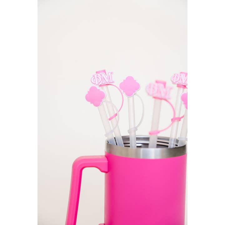Rush: Greek Gifts - Wholesale Drinking Straw - Sorority Straw Toppers12