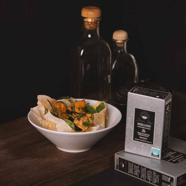 Ramón Peña Mussels in Picked Sauce - 8/12 units for wholesale by LE GOURMET CENTRAL