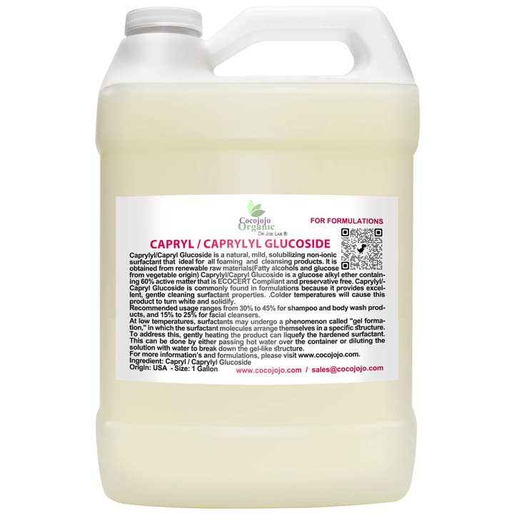 Coco jojo - Wholesale Facial Cleanser - Capryl / Caprylyl Glucoside Natural Surfactant3