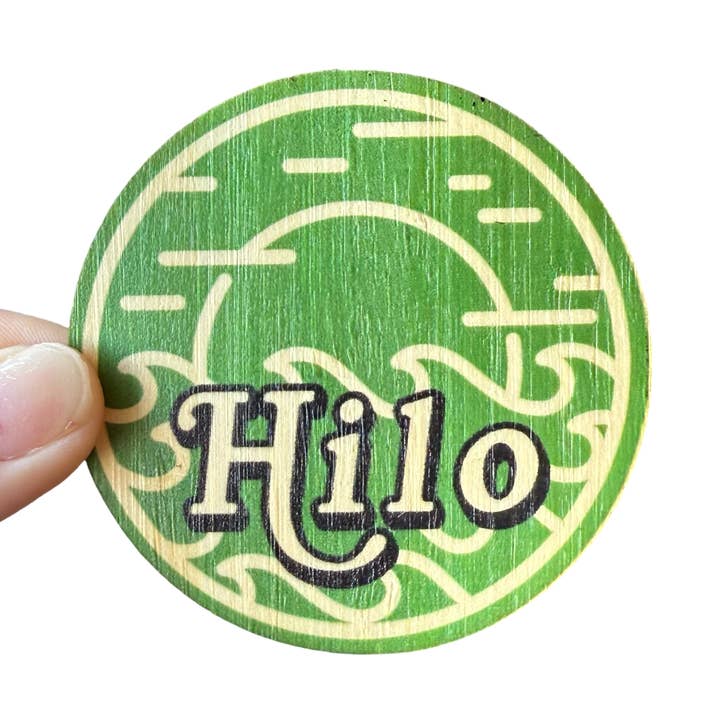 Nature Waves-Hilo for wholesale by Bamboo Wood Stickers