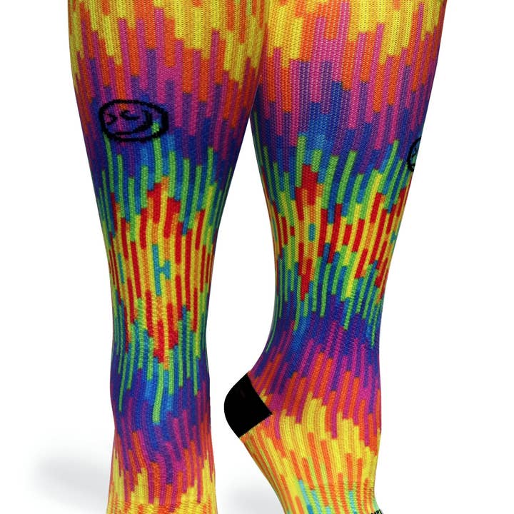 Crazy Compression - Wholesale Socks - Unisex - 360 Color Jam OTC Compression Socks (Standard & Extra Wide)1