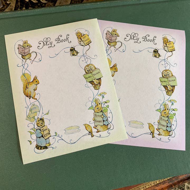 Beatrix Potter, Peter Rabbit Ex-Libris Prateleiros por atacado de Ebon et Noir LLC