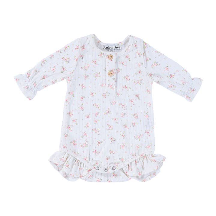 Shabby Chic Floral Onesie for wholesale by Arthur Ave