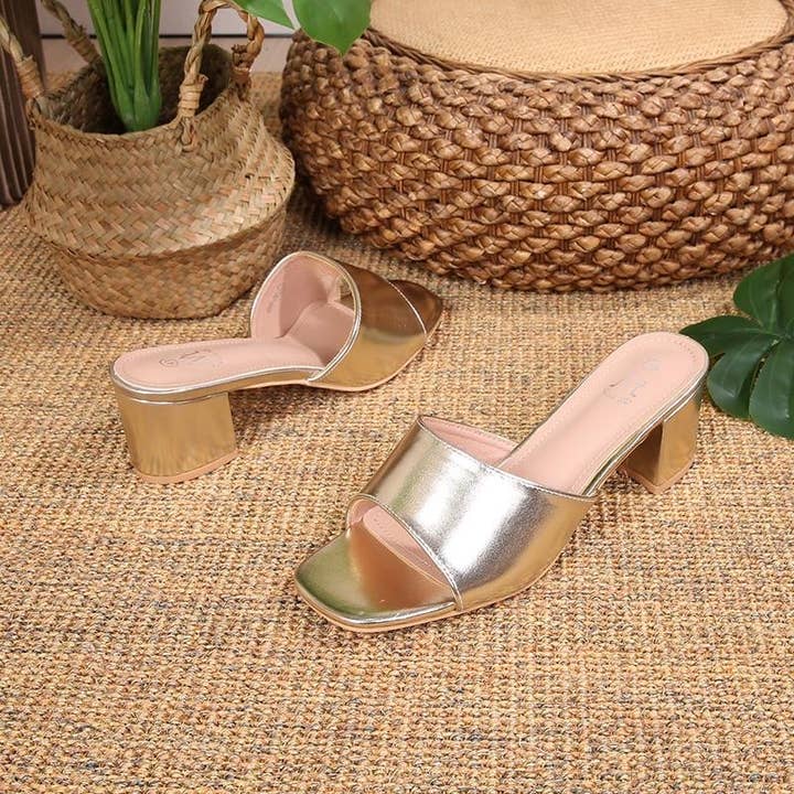 BELLICY / Cink-me - Wholesale Mules - Women's - DM9-26, Simple square heel mules3