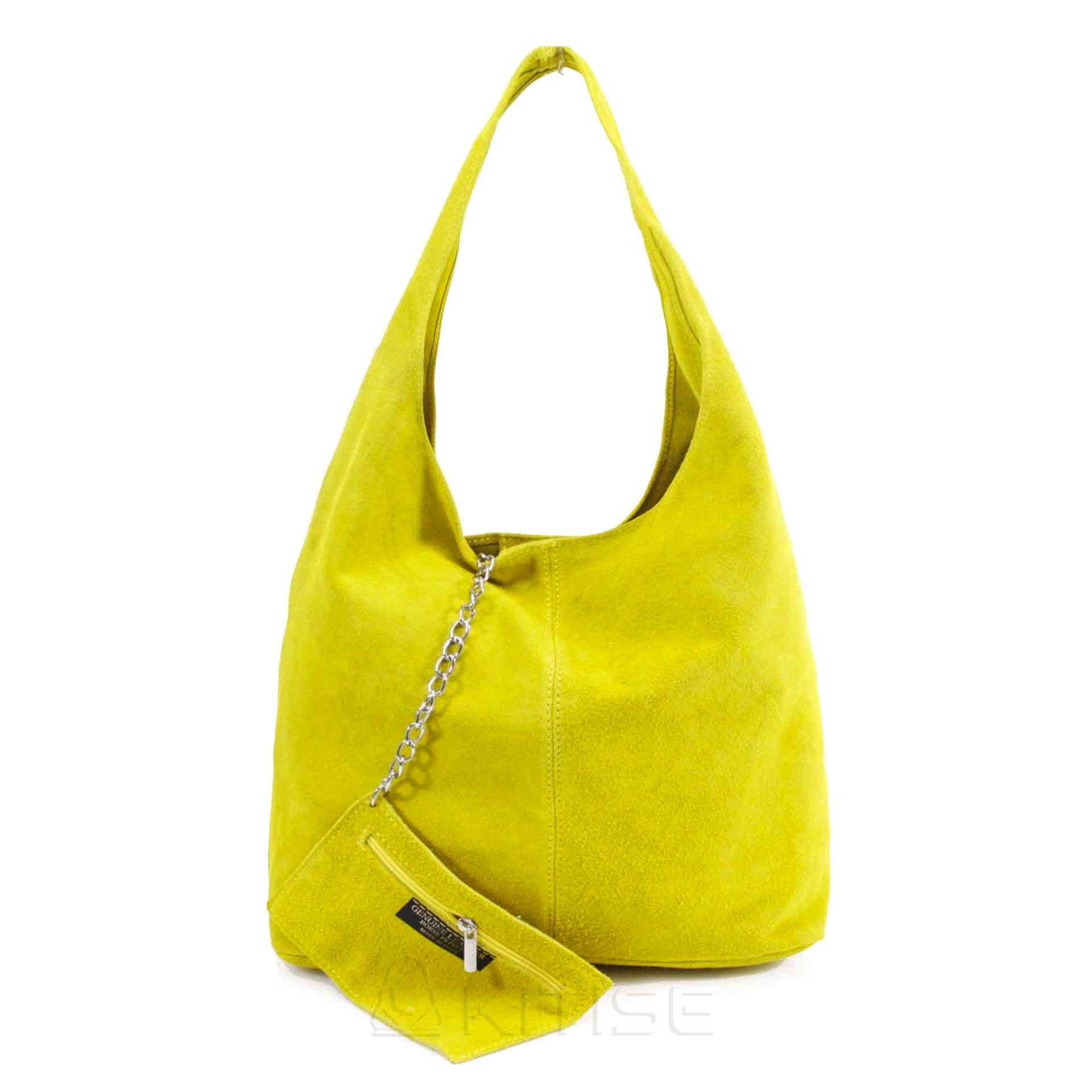 Ellas Trading - Wholesale Tote Bag - Women's - Genuine Italian Suede Large Tote Bag with Purse2