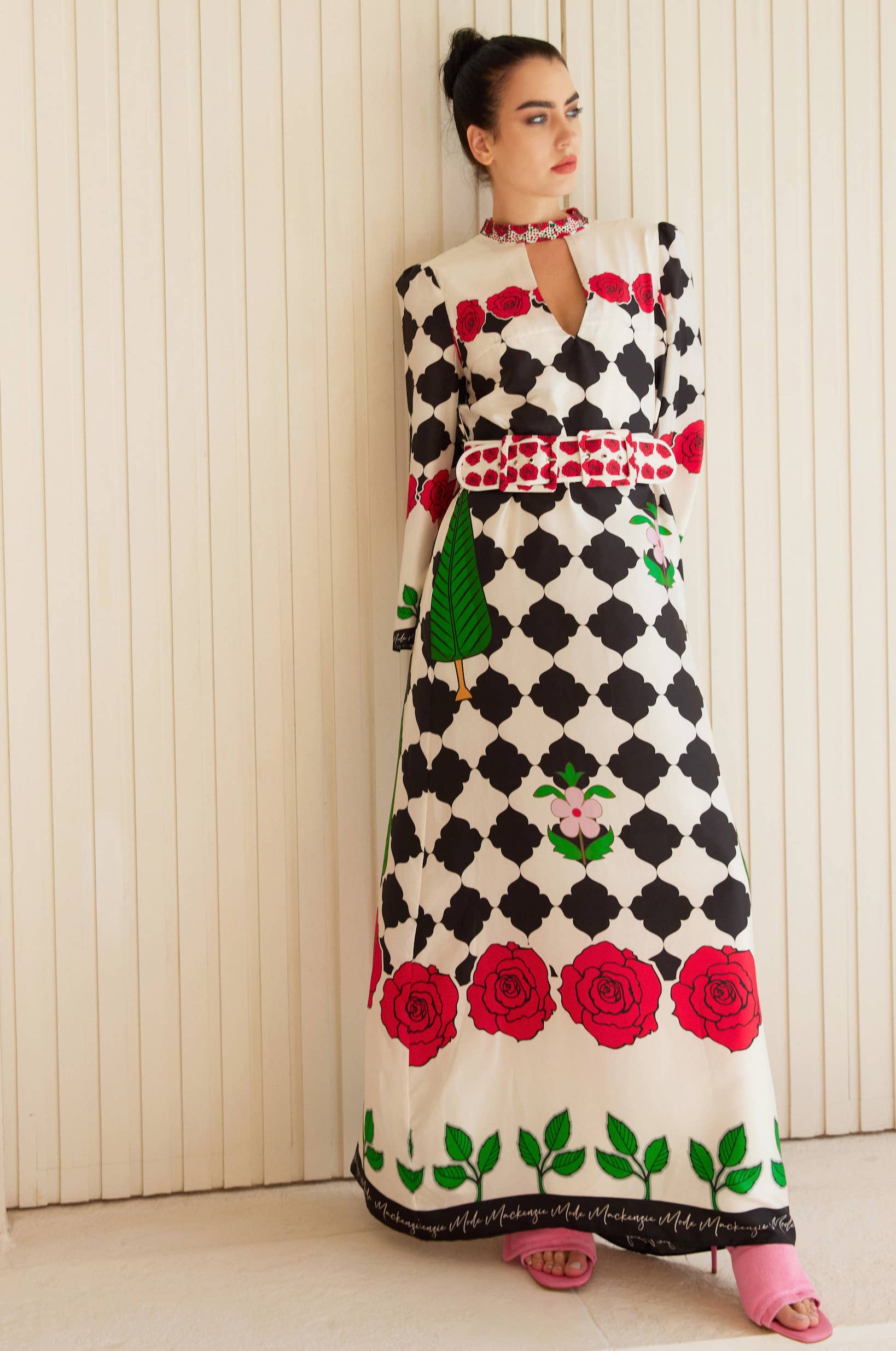 MACKENZIEMODE - Wholesale Dress – Women's - Rose Petals Maxi