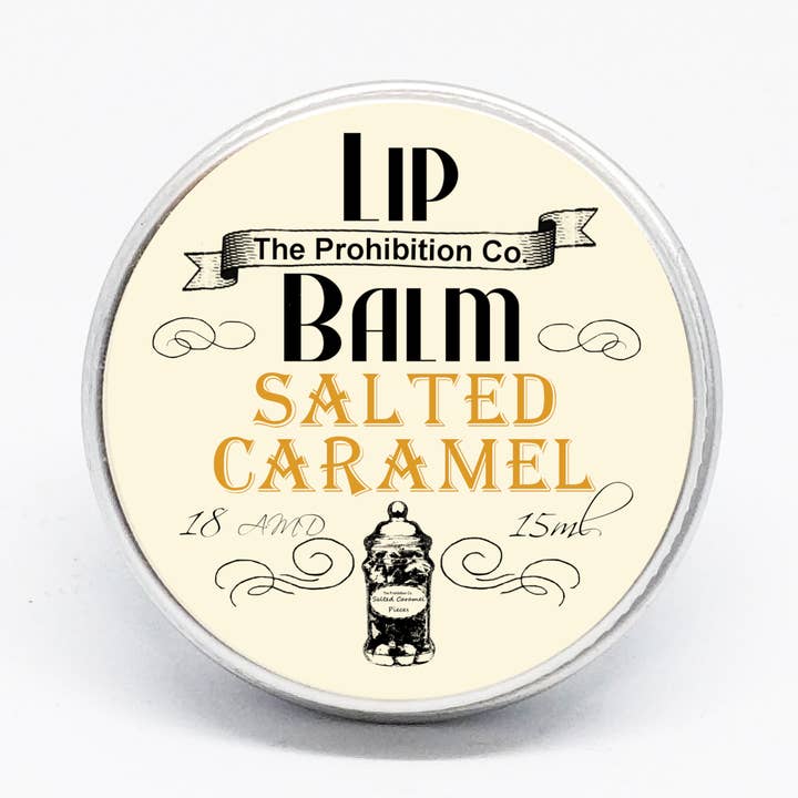 Salted Caramel Lip Balm by Half Ounce Cosmetics for wholesale by Half Ounce Cosmetics