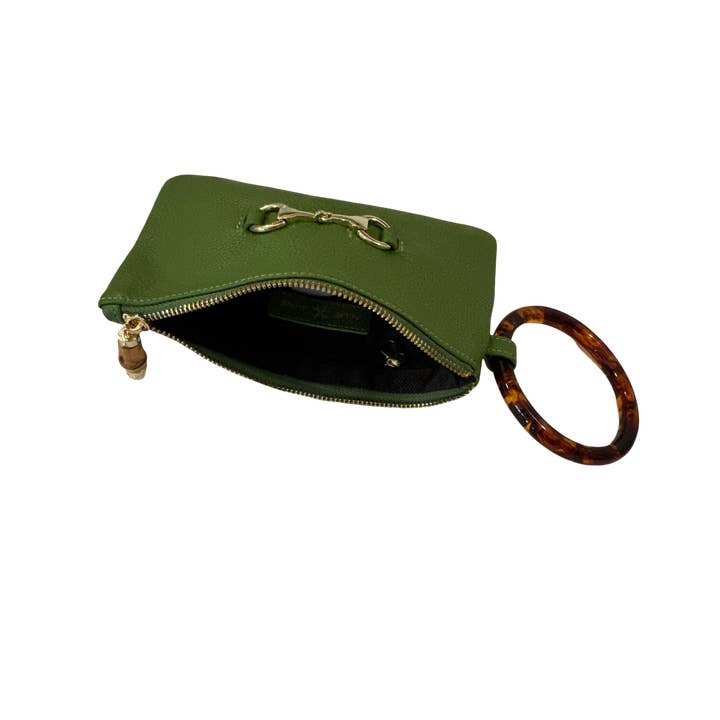 ALLIE JUNE - Wholesale Clutch Bag - Women's - Tortoise Clutch-Fern1