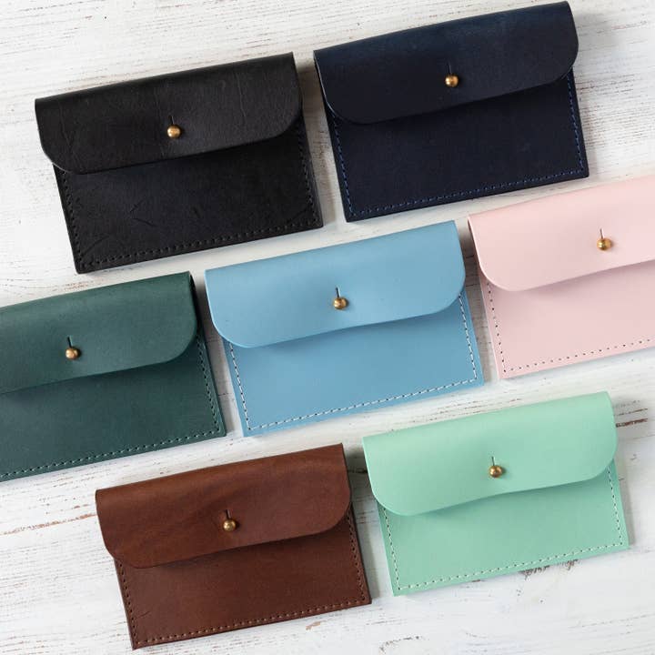 Leather Coin Purse for wholesale by WILLIAMS HANDMADE