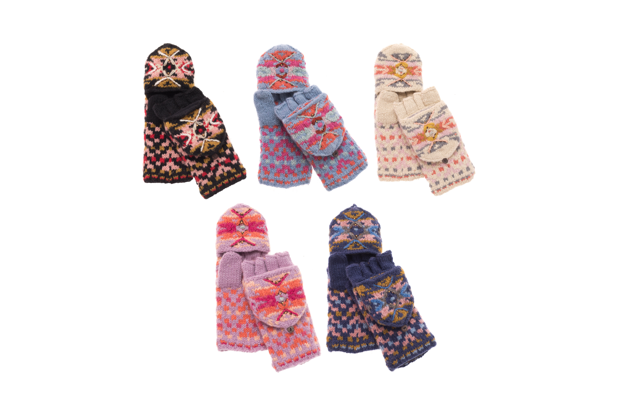 bleu Mitaines convertibles Sedona en vente sur Faire2