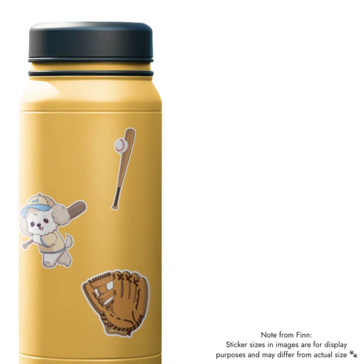 Stick With Finn - Wholesale Phone & Laptop Stickers - Baseball Slugger Finn Sticker2