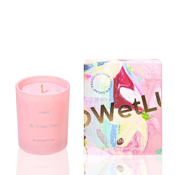 Mrs Darcy - Wholesale Jar/filled candle - Glowetlueur - Beauté - Prosecco, Rose + Brown Sugar6