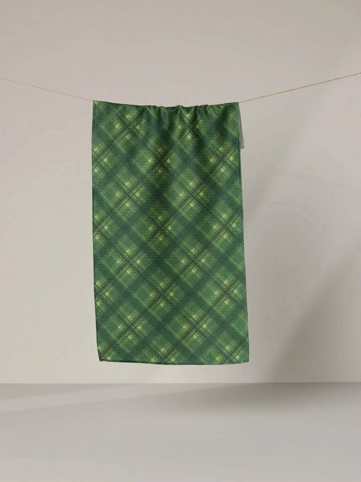 Forever Plaid Bar Towel for wholesale by Geometry