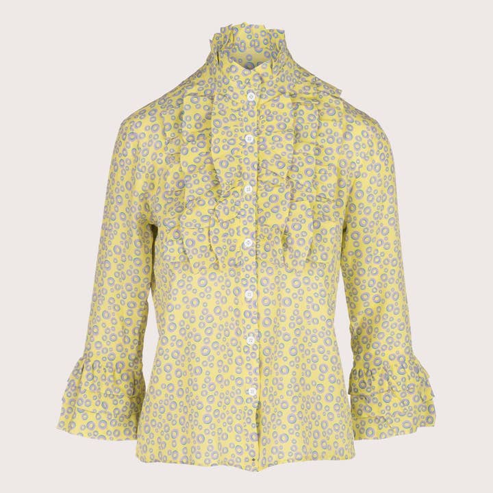 The Modern Ruffle Blouse-Silk for wholesale by ODAY