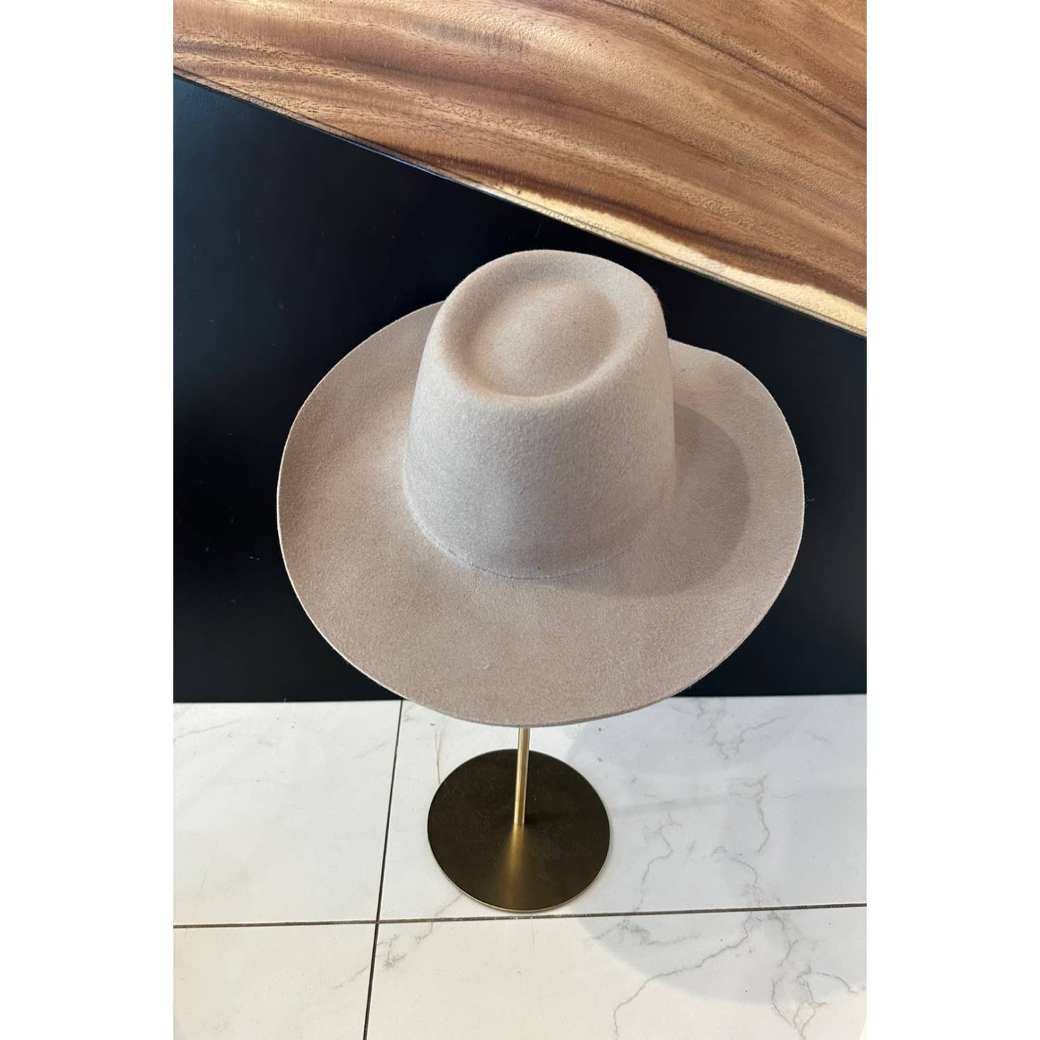 One and Only Accessories - Vente Chapeau en feutre - femme - Bonnet Western Gambler en laine australienne2