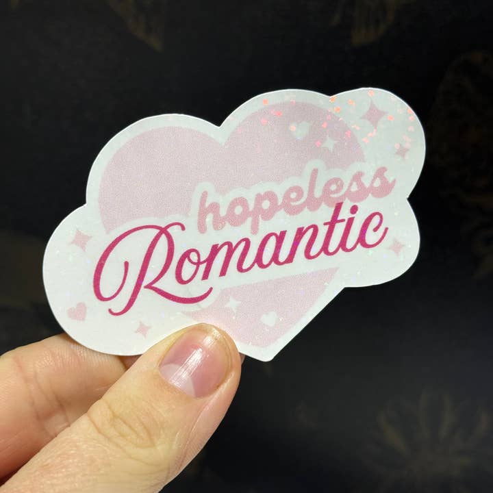 Brinnvill Books - Wholesale Sticker - Hopeless romantic sticker (Copy)