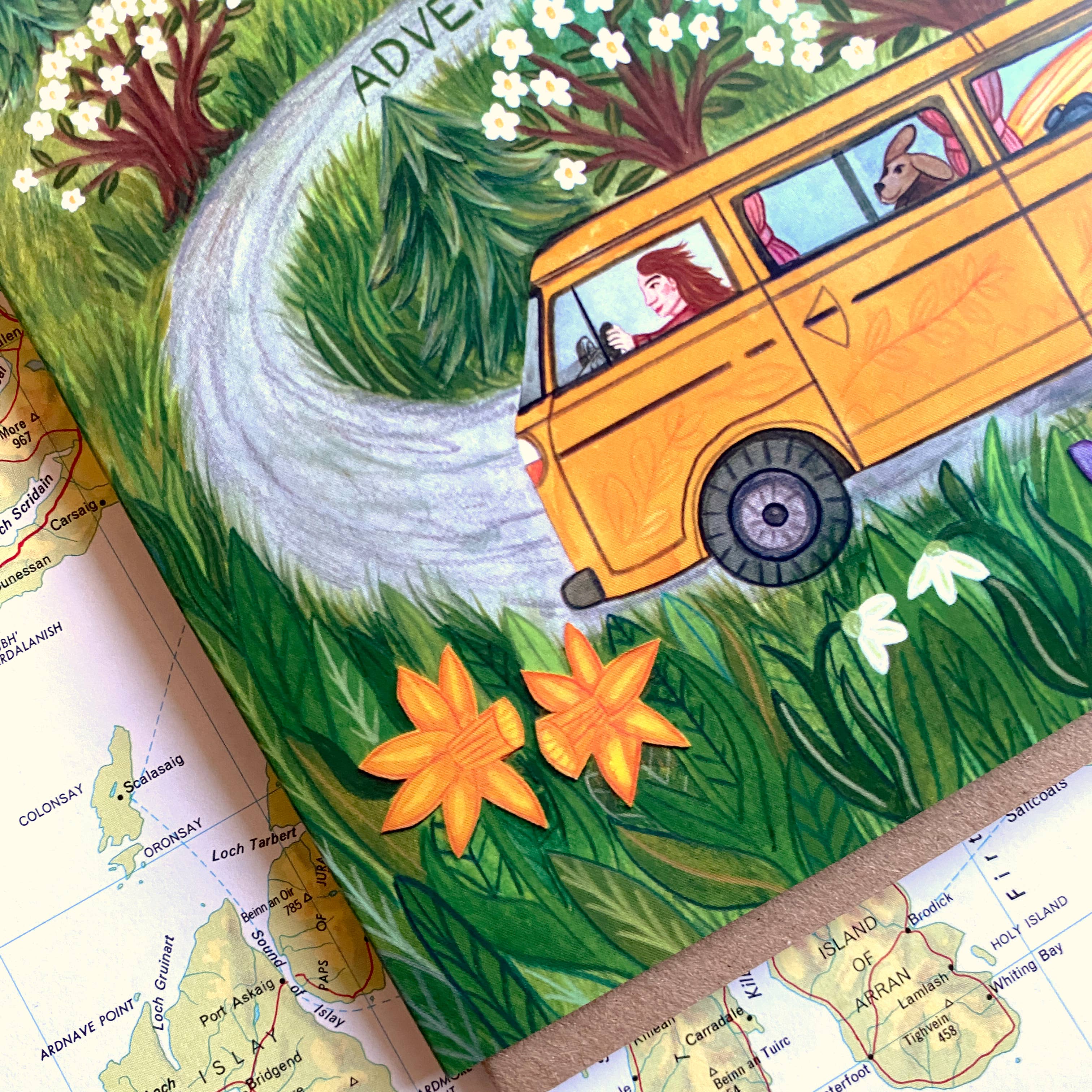 Samantha Dolan - Wholesale Everyday Greeting Card - Adventure Awaits Greeting Card1
