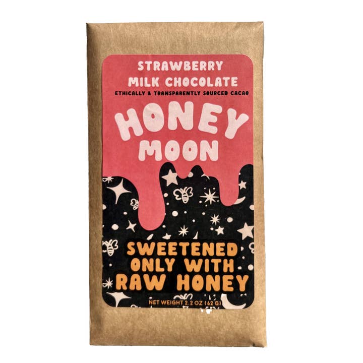 Strawberry Milk Chocolate for wholesale by Honeymoon Chocolates