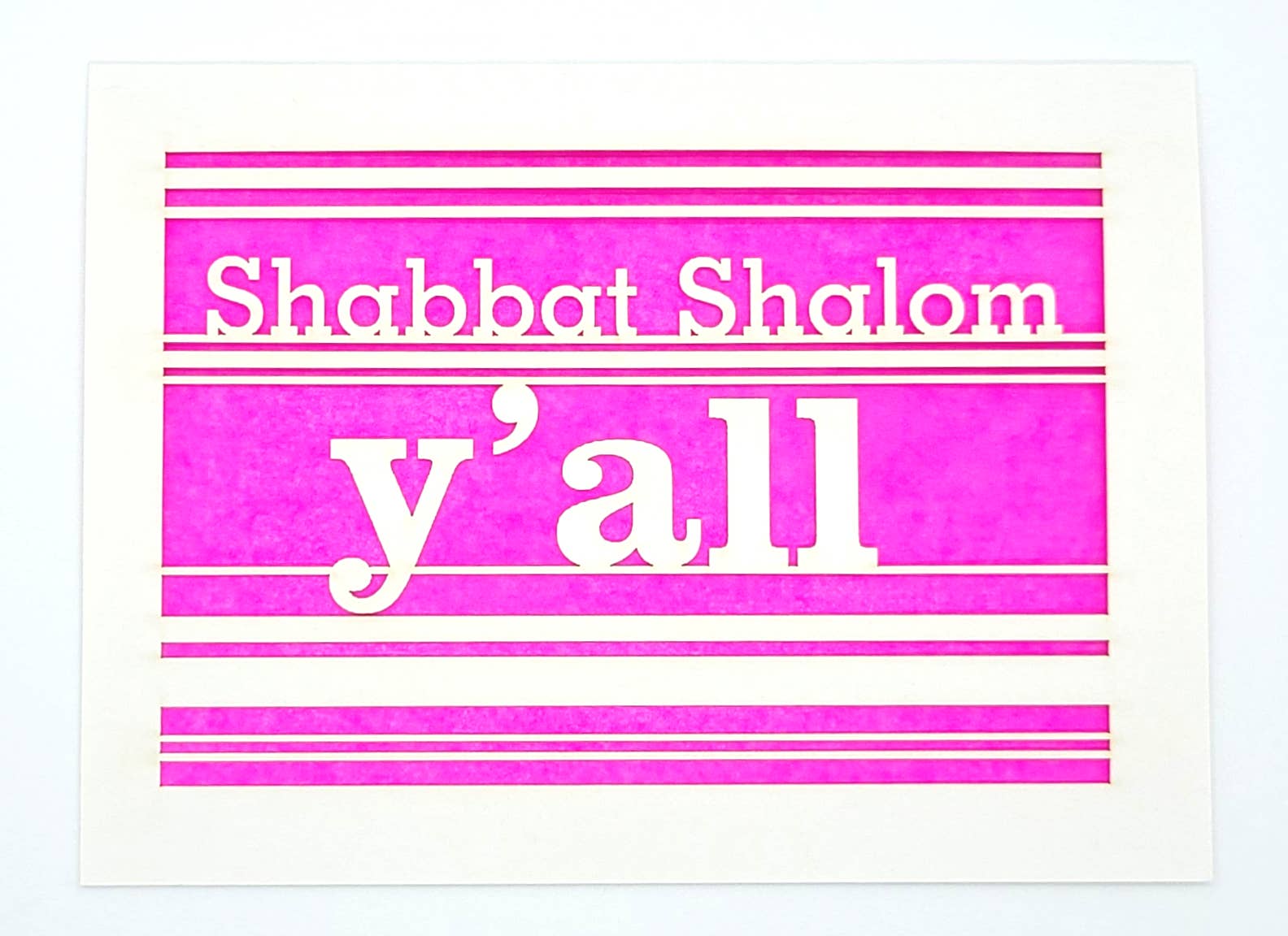 two hermanas - Wholesale Everyday Greeting Card - Shabbat Shalom Y'All Everyday Greeting Card5