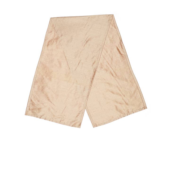 Tan Nude zijden sjaal voor wholesale door House of Aama