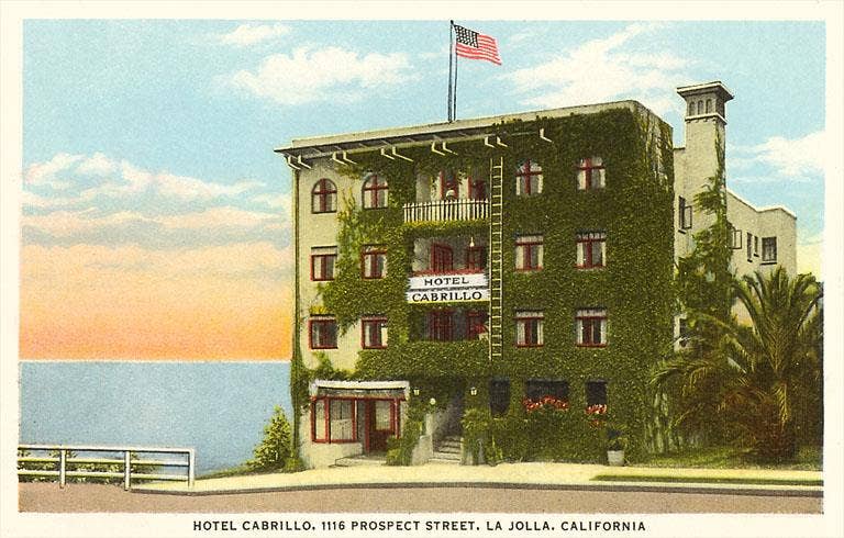 Found Image Press - Wholesale Magnet - Magnet SD-40 Hotel Cabrillo, La Jolla, California0