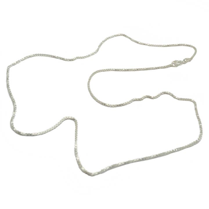 Didi Bahini Fair Trade - Wholesale Link & Chain Necklace - Box Silver Chain Necklace
