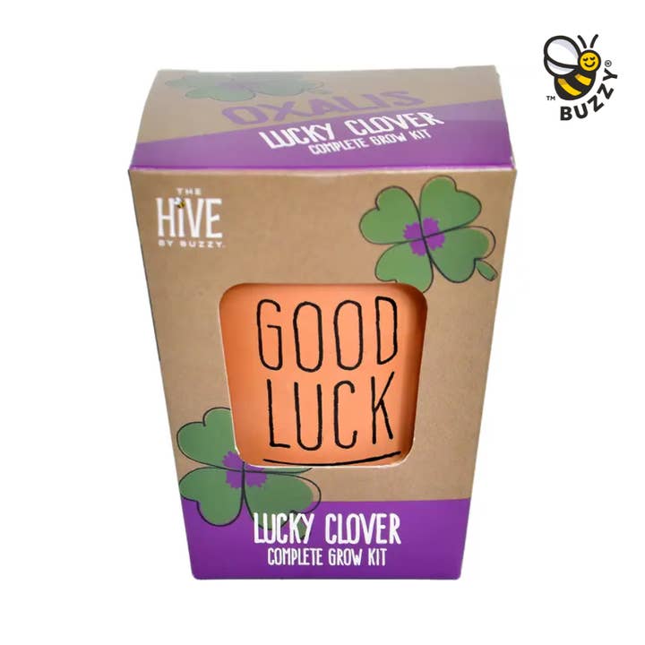Buzzy Grow Gifts - Wholesale Plant Seeds - Inspirational Lucky Clover Complete Grow Kit – Gift Set0