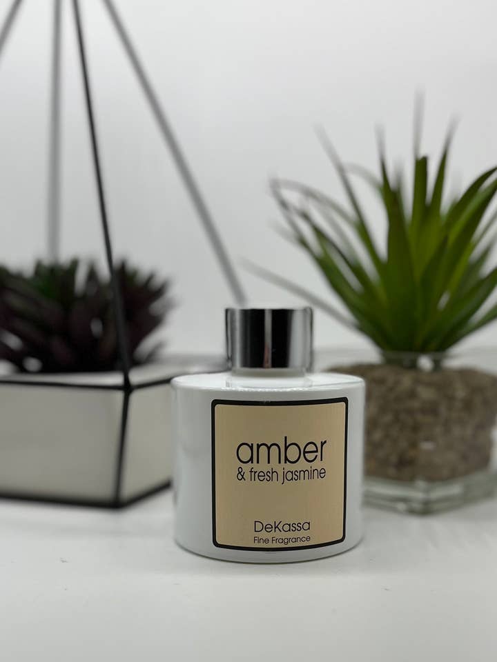 Amber & Fresh Jasmine | Luxury Reed Diffuser for wholesale by Dekassa