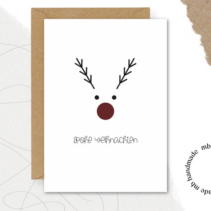 Merry Christmas reindeer for wholesale by mb handmade