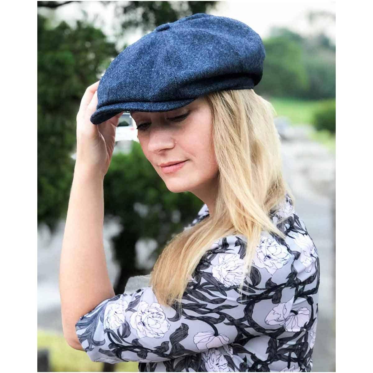 Poe & Company Limited, LLC – wholesale Platt keps - Herr – Poe & Company Shelby flat cap i Burgoyne tweed6