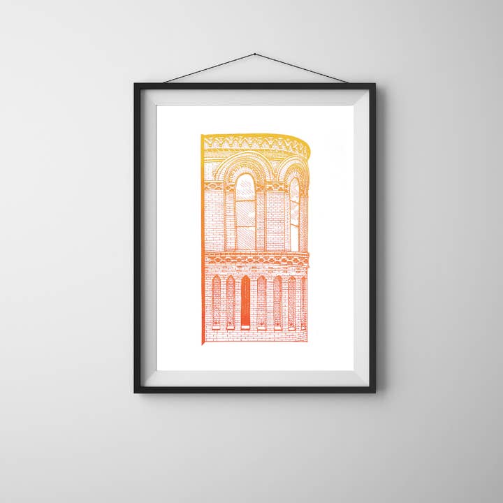 Impression sur brique pour la vente par Julie Annette Studios