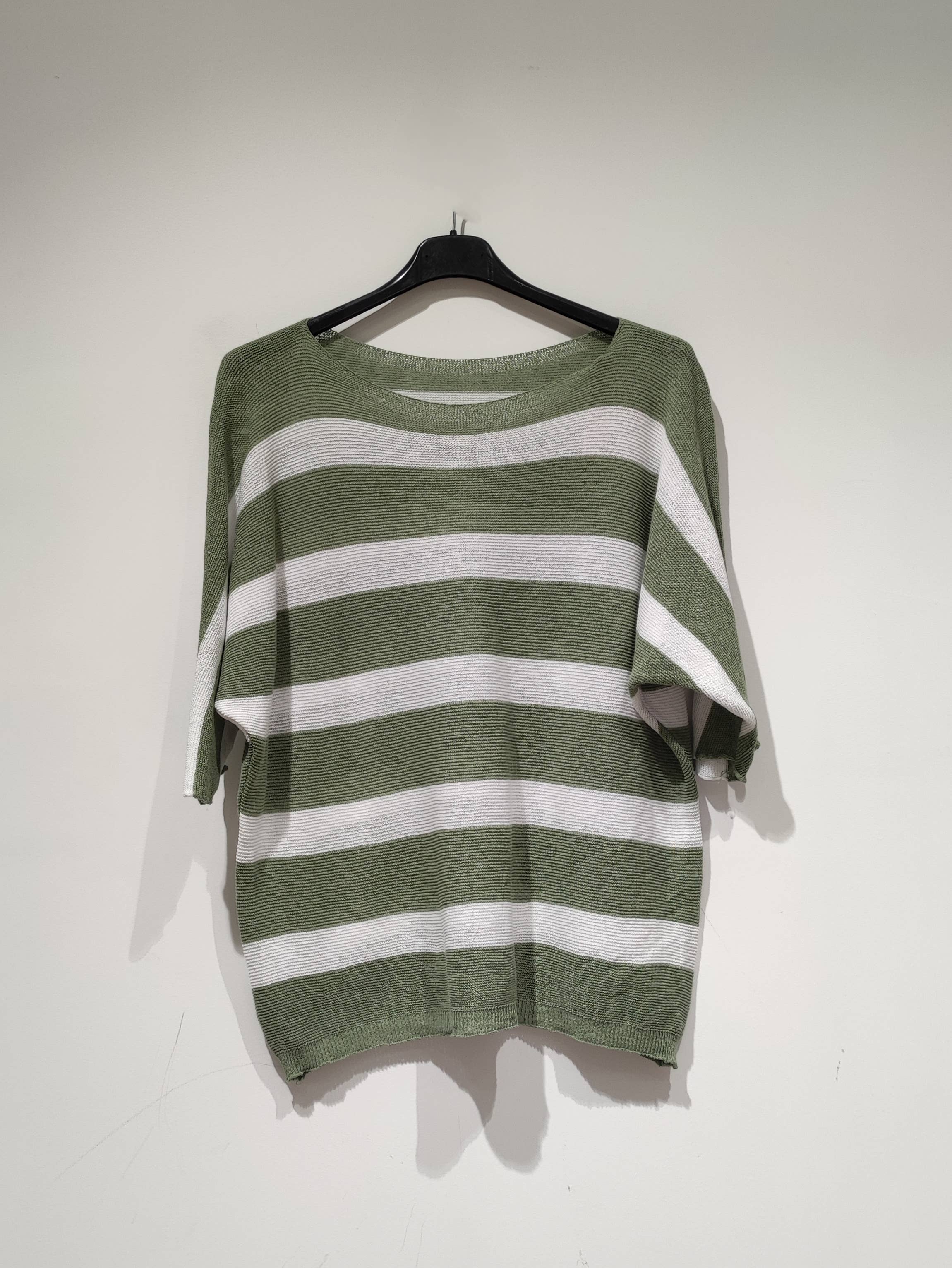 Pomelo paris - Vente Haut en maille – femme - ZILA Top à rayures3