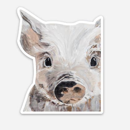 Shirley Kay Art - Wholesale Sticker - Die Cut Sticker - "Petunia"