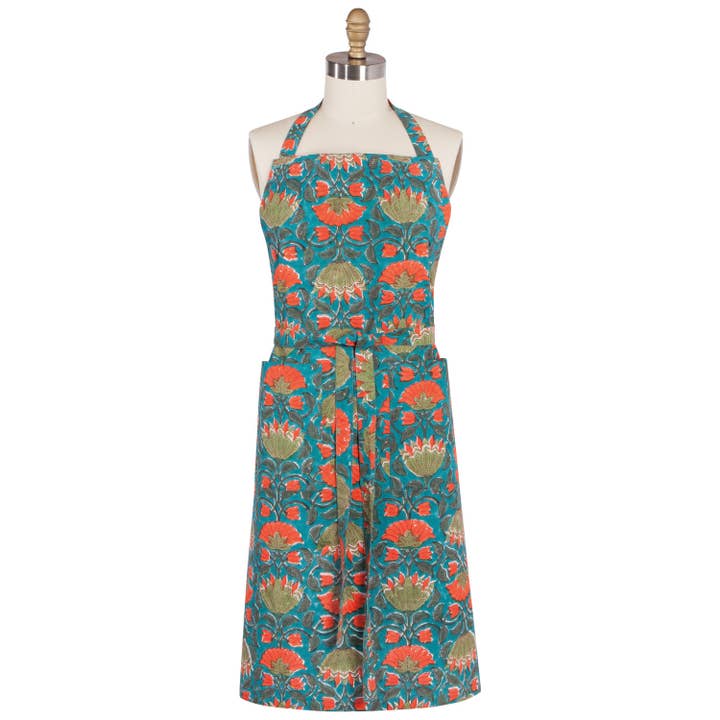 Danica Heirloom - Wholesale Apron - Allure Block Print Apron