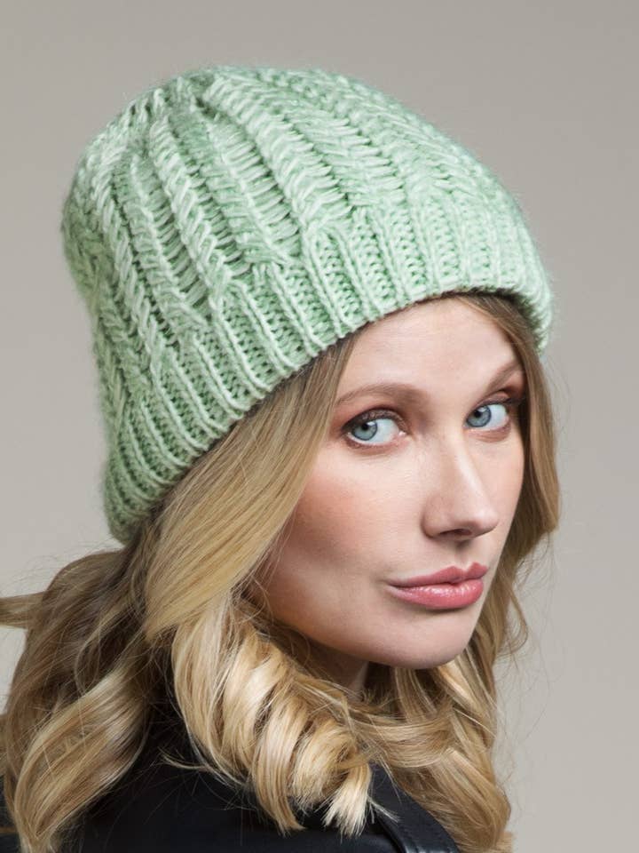 Pique Rib Knit Beanie for wholesale by Urbanista Outlet