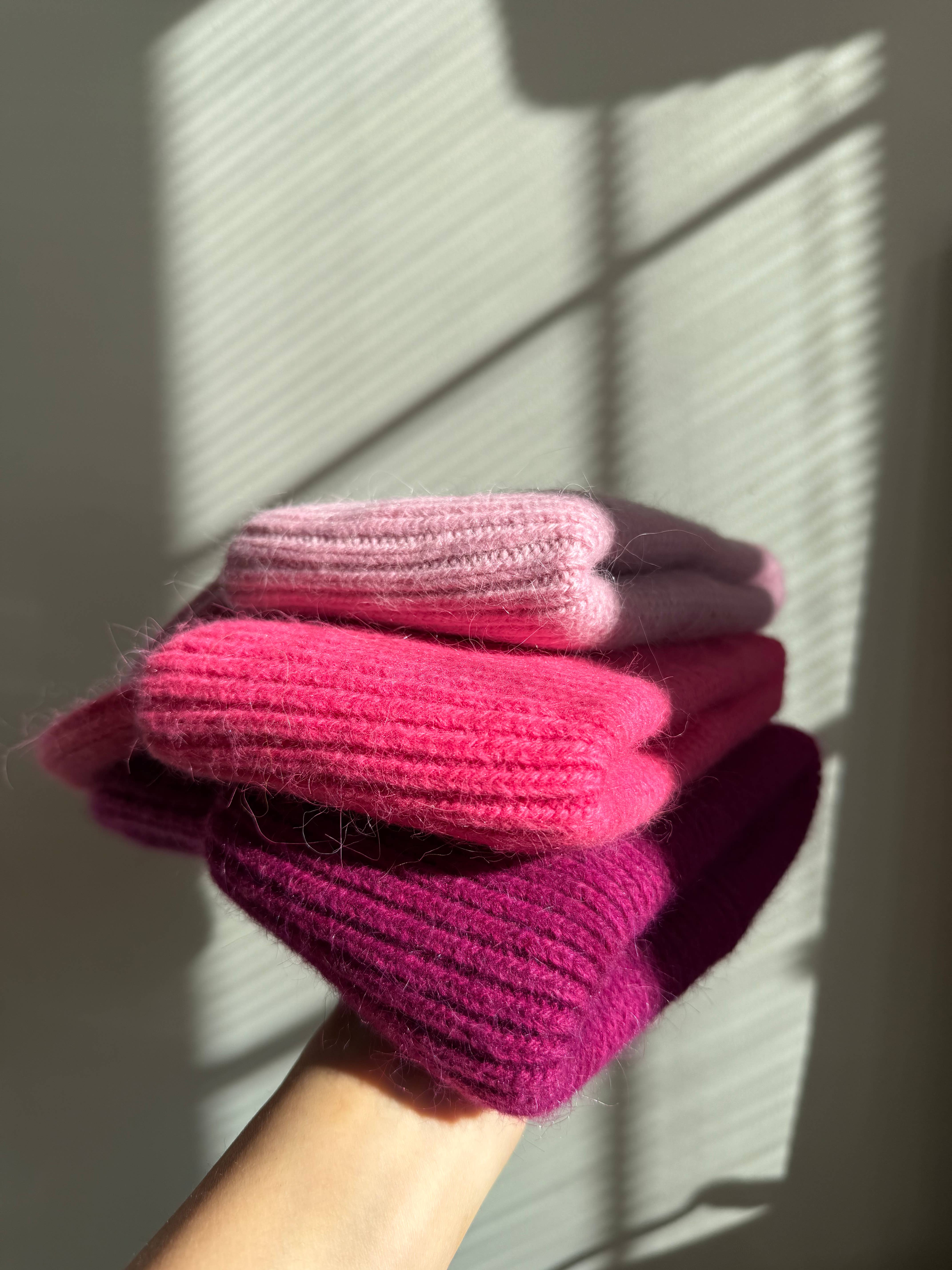 Billy Bamboo - Wholesale Beanie - Dames - Royal Angora wollen muts - crystal brights24