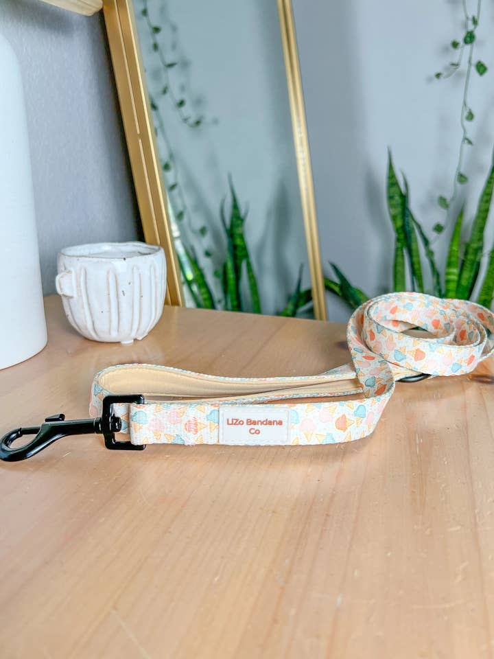 'Sundae Funday' - Dog Leash for wholesale by LiZo Bandana Co