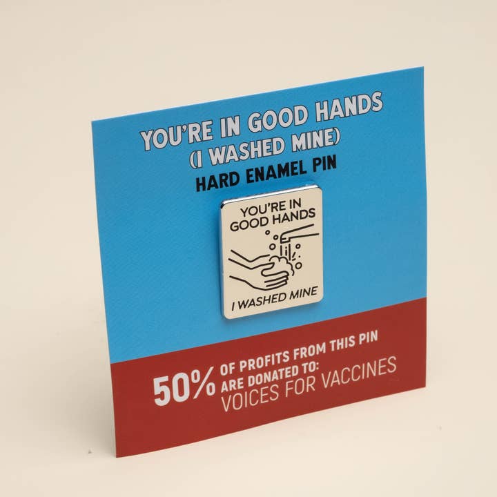 Dissent Pins – wholesale Nål och knapp för kavajslag – Du är i goda händer Handtvätt Pin1